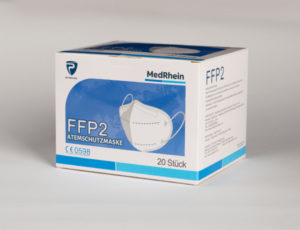 MedRhein FFP2 Einwegmasken (PSA) - 100 Stück